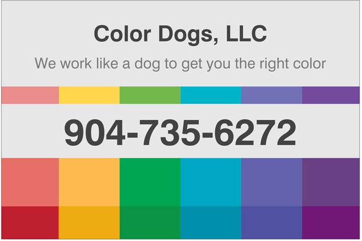 Logo for Color Dogs LLC